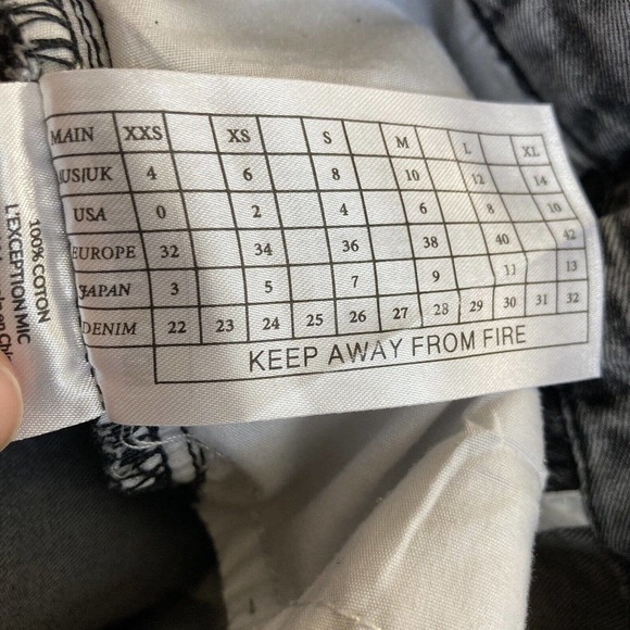 One Teaspoon Eddie Eagle Blakey High Rise Jeans Womens Size 27 Gray - Picture 10 of 12